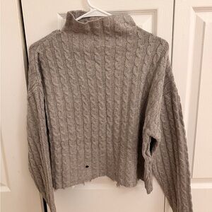 Truth turtleneck cable knit sweater